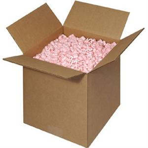 packing peanuts pink bag